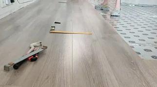 Укладка ламината единым контуром
