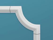Угловой элемент для молдинга Перфект P04-1					
