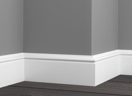 Плинтус Glanzepol HD полимер напольный  GPD-9