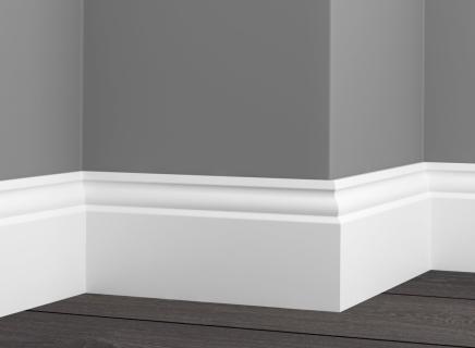 Плинтус Glanzepol HD полимер напольный  GPD-10