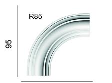 Угловой элемент для молдинга GPD-21 Glanzepol 95х95 мм