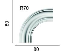 Угловой элемент для молдинга GPD-24 Glanzepol 80х80 мм