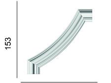 Угловой элемент для молдинга GPD-24 Glanzepol 153х153 мм