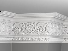 Плинтус Glanzepol инжекционный потолочный с орнаментом  GP-99					