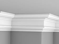 Плинтус Glanzepol инжекционный потолочный гладкий  GP-68					