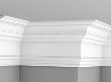 Плинтус Glanzepol инжекционный потолочный гладкий  GP-79					