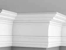 Плинтус Glanzepol инжекционный потолочный гладкий  GP-103					