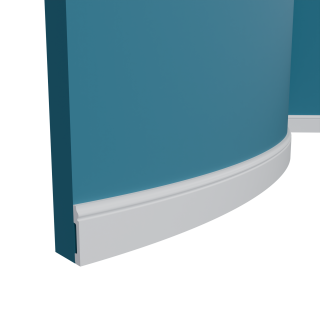 Плинтус Перфект Плюс напольный  P29 Flex гибкий