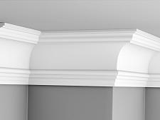 Плинтус Glanzepol инжекционный потолочный гладкий  GP-136					