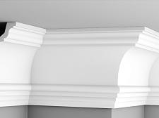 Плинтус Glanzepol инжекционный потолочный гладкий  GP-138					