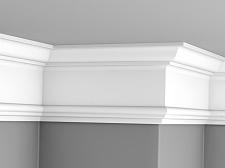 Плинтус Glanzepol инжекционный потолочный гладкий  GPL-2					