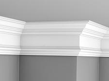 Плинтус Glanzepol инжекционный потолочный гладкий  GPL-4					