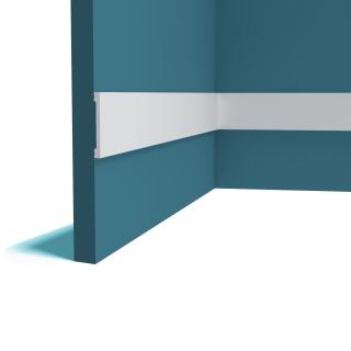 Плинтус Перфект Плюс настенный молдинг  P163