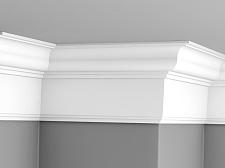 Плинтус Glanzepol инжекционный потолочный гладкий  GPL-6					