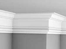 Плинтус Glanzepol инжекционный потолочный гладкий  GPL-14					