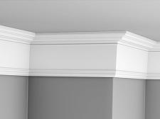 Плинтус Glanzepol инжекционный потолочный гладкий  GPL-15					