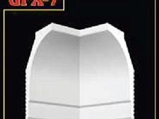 Угол внутренний для потолочного плинтуса Glanzepol GPX-7