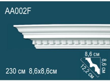 Плинтус Перфект Потолочный из полиуретана  AA002F гибкий