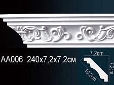 Плинтус Перфект Потолочный из полиуретана  AA006					