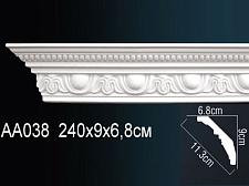 Плинтус Перфект Потолочный из полиуретана  AA038					
