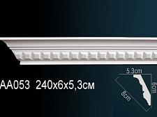 Плинтус Перфект Потолочный из полиуретана  AA053					