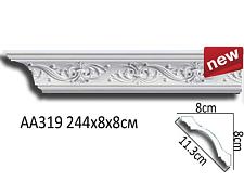 Плинтус Перфект Потолочный из полиуретана  AA319					