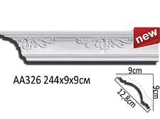 Плинтус Перфект Потолочный из полиуретана  AA326					
