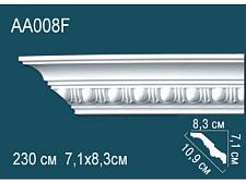 Плинтус Перфект Потолочный из полиуретана  AA008F гибкий					