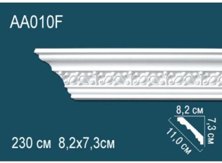 Плинтус Перфект Потолочный из полиуретана  AA010F гибкий