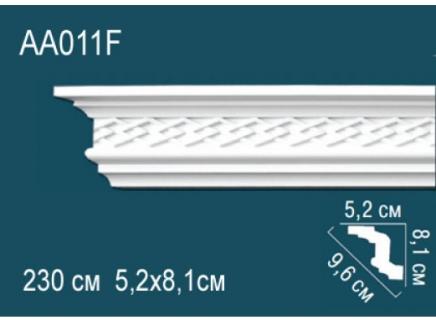 Плинтус Перфект Потолочный из полиуретана  AA011F гибкий