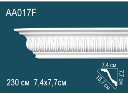 Плинтус Перфект Потолочный из полиуретана  AA017F гибкий