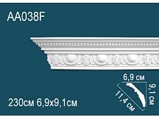 Плинтус Перфект Потолочный из полиуретана  AA038F гибкий