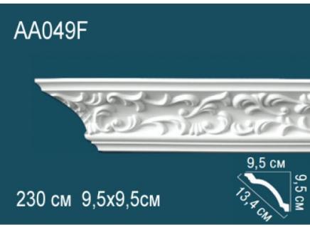 Плинтус Перфект Потолочный из полиуретана  AA049F гибкий