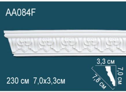 Плинтус Перфект Потолочный из полиуретана  AA084F гибкий
