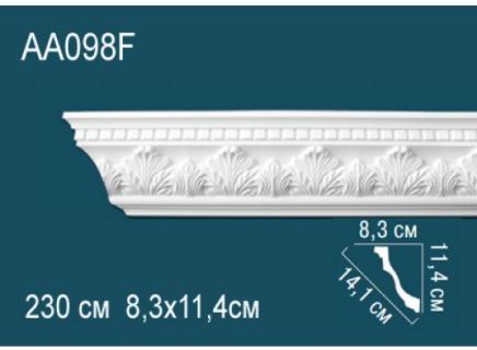 Плинтус Перфект Потолочный из полиуретана  AA098F гибкий