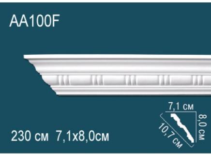 Плинтус Перфект Потолочный из полиуретана  AA100F гибкий
