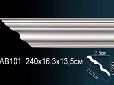 Плинтус Перфект Потолочный из полиуретана  AB101					