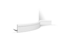 Плинтус Orac Напольный полиуретан  SX105F гибкий					