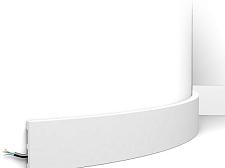 Плинтус Orac Напольный дюрополимер  SX157F гибкий					