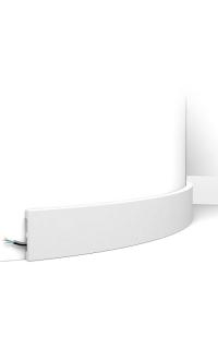 Плинтус Orac Напольный полиуретан  SX157F гибкий