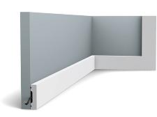 Плинтус Orac Напольный дюрополимер  SX162