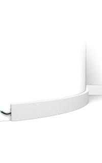 Плинтус Orac Напольный полиуретан  SX162F гибкий