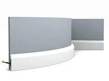 Плинтус Orac Напольный дюрополимер  SX182F гибкий					