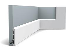 Плинтус Orac Напольный дюрополимер  SX184					