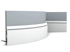 Плинтус Orac Напольный полиуретан  SX118F гибкий					