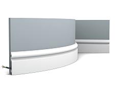 Плинтус Orac Напольный полиуретан  SX137F гибкий