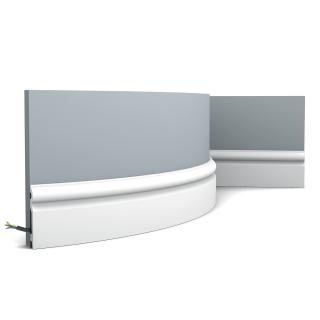 Плинтус Orac Напольный полиуретан  SX137F гибкий