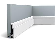 Плинтус Orac Напольный дюрополимер  SX155					