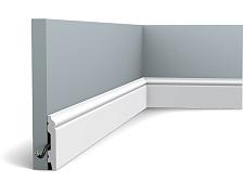 Плинтус Orac Напольный дюрополимер  SX165					