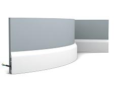 Плинтус Orac Напольный полиуретан  SX172F гибкий					